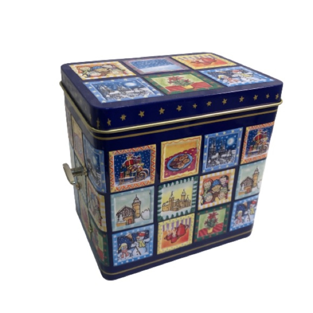 Lambertz Christmas Winter Music Box Tin